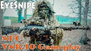 SFC Airsoft VSR10 Upgraded Sniper Gameplay