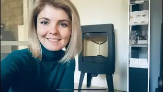 Dovre Sense 303 - чугунная печь камин на ножках, с тремя стеклами