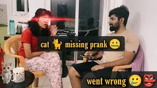 Cat Missing Prank || Went Wrong || She Cried 🥲😱😞💔 || SUBSCRIBE Panuga Makale #santhoshanddivya