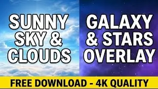 Natural Cloud Overlay Effect for Video Editing । No copyright। 4k overlay effect। background overlay