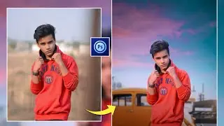 PS Touch CC Editing | Realistic Background Change Manipulation in Photoshop Touch Mobile 😱🔥🔥
