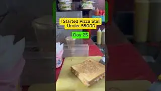 ₹55,000 Me Pizza Stall | Day 25 Real Sale & Routine | Street Food Business Reality