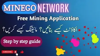 Minego Network account kaise banaye | Mining app and browser | @QamarZiaAli