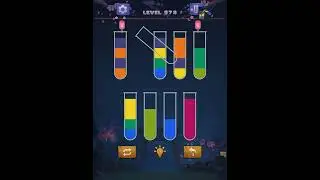 Sort water color puzzle leve 968 ios ipad iphone and Apk android #shorts