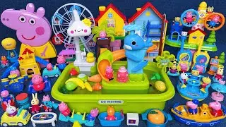 15 Minutes Satisfying with Unboxing Peppa Pig Super Water Park Slide Pool Playset ASMR｜Review Toys