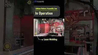 ✨Lithium Battery Assembly Line In Operation