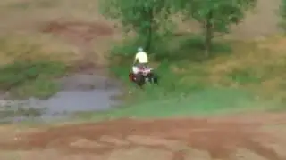 Yamaha blaster crazy crash