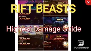 Rift Beasts Guide Summoners War - How To Get High Damage In Rift Beasts