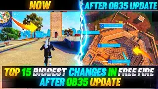 TOP BIGGEST CHANGES 😱 IN FREE FIRE AFTER OB35 UPDATE | DRONE VIEWS NEW OB35 UPDATE | FREE FIRE MAX