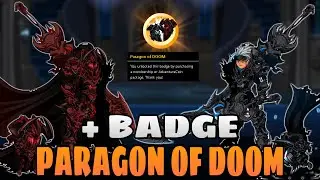 AQW - FUSION PARAGON OF DOOM + BADGE!! AQWorlds