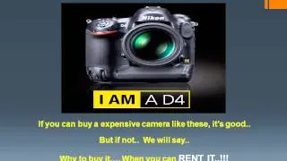 camera on rent in delhi