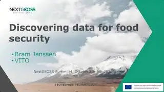 NextGEOSS Data Hub for agriculture applications and services