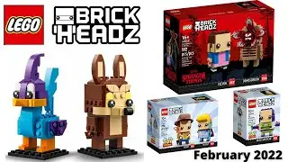 LEGO Brickheadz Stranger Things, Looney Toons & Buzz Lightyear! (2022 February Brickheadz Sets)