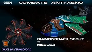 Myrmidon Rank - AXI Challenges - DBS 23:02 min - Elite Dangerous [SEM FLAK] [FA OFF]