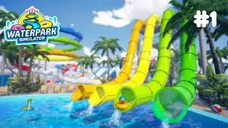 Waterpark simulation- FR #1er : c'est parti pour un parc aquatique !