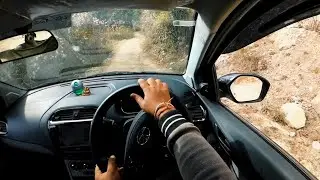POV : Driving Tata Tiago on rough hilly roads | Tata Tiago #tatamotors