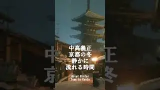 【中高義正】京都の冬、静かに流れる時間  3 🌿 Quiet Winter Time in Kyoto３【Japanese Fusion】 高中正義  #takanakamasayoshi #jazz