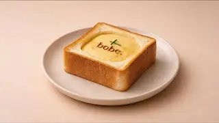 Steamed Egg Custard Toast.