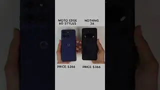 Nothing Phone 3a vs Moto Edge 60 Stylus &ndash; Who Boots Up FASTER? ⚡ #shorts