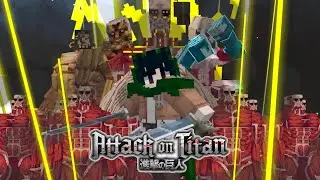 NEW UPDATE ATTACK ON TITAN...| BLOCK TITAN V2 ADDON | MINECRAFT