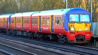 Trains at Hersham - 20/02/20
