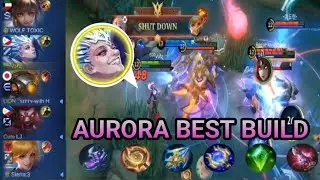 AURORA Best Build  ~ Open Mic w/ Trio + AFK | MLBB 2022 #aurora #kaja