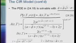 24-3 Equilibrium Short-Rate Bond Price Models- Part 4