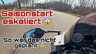 Motorrad-Saisonstart eskaliert😱  so war das nicht geplant  4K