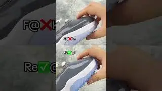 Air Jordan 11 Fake vs Real difference,have you learned? #airjordan #fashionshoes #unboxing