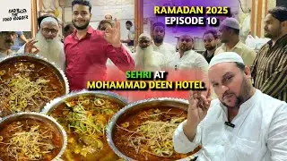 Sehri At Mohammad Deen Hotel With Saleem Sahab President Of Jama Masjid | Buff Nahari Qasab Pura