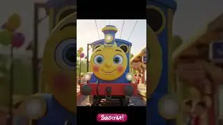 🎵 Dancing Train Cartoon Song | Funny Kids Cartoon Song #poofyplanet #hindicartoon #poetry