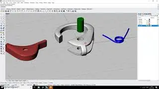 LOBSTER  Clasp ll Rhino tutorial ll How to make Lobster Clasp ? Lobster Lock Machanism ll
