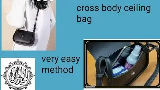 Cross body bag banana simple and easy