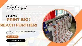 HOW TO PRINT STICKERS USING LARGE FORMAT RINTER