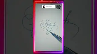 stylish name | Mukesh Ambani | sk cursive art | how to make a stylish name | stylish signature