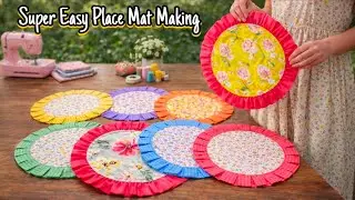 വേസ്റ്റ് തുണികൾ കൊണ്ട് ഇങ്ങനെ ചെയ്തു നോക്കൂ🙂 /waste Cloth Reuse Ideas / Elegant Dining Placemats