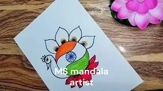 DIY- Easy republic day greetings card | Republic Day Craft Ideas #republicdaycraftideas