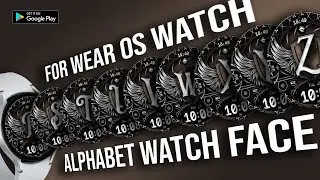Alphabet Watch Face 096 | Galaxy Wear OS Watch Face | Best Watch Face | Lihtnes Watch Face
