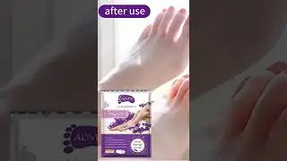 Aliver Exfoliating Foot Peel Mask Lavander Soft Feet Hard Dead Skin Remover Smooth Socks Repair