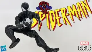 Marvel Legends Retro Carded SYMBIOTE SPIDERMAN Black Suit 2022 Figure Review and Comparison