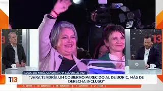 Entrevista al candidato presidencial independiente, Eduardo Artés - T13 Noche