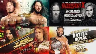 All WWE Crossover Match Card Compilation (2022 - 2024)