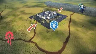 Battle of War Craft: Alliance vs Orcs vs Skeletons - UEBS 2