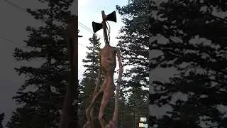 2 siren head horror fight //real life siren #shortsfeed #sirenhead #horror