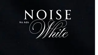 White Noise for Studying | 3 Hours | Black Screen | Sunday in Silk
