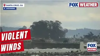 Gusty Winds Cause Camera To Shake In California