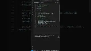 How to create a Countdown with DATETIME in Python #python #programming #coding