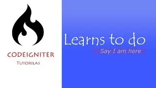 Codeigniter CRUD-14 All Learn  web development web design and software development