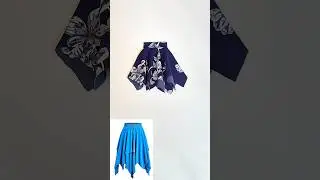 sewing/ Handkerchief Skirt Cutting /New trick cutting #rathitailoring #diy #fashion #sewingtutorial