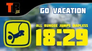 Go Vacation (Wii) - All Bungee Jumps Mapless (18:29)